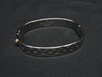Louis Vuitton Bracelet Cuff Nanogram Silver Gold Metal Bangle — view 5