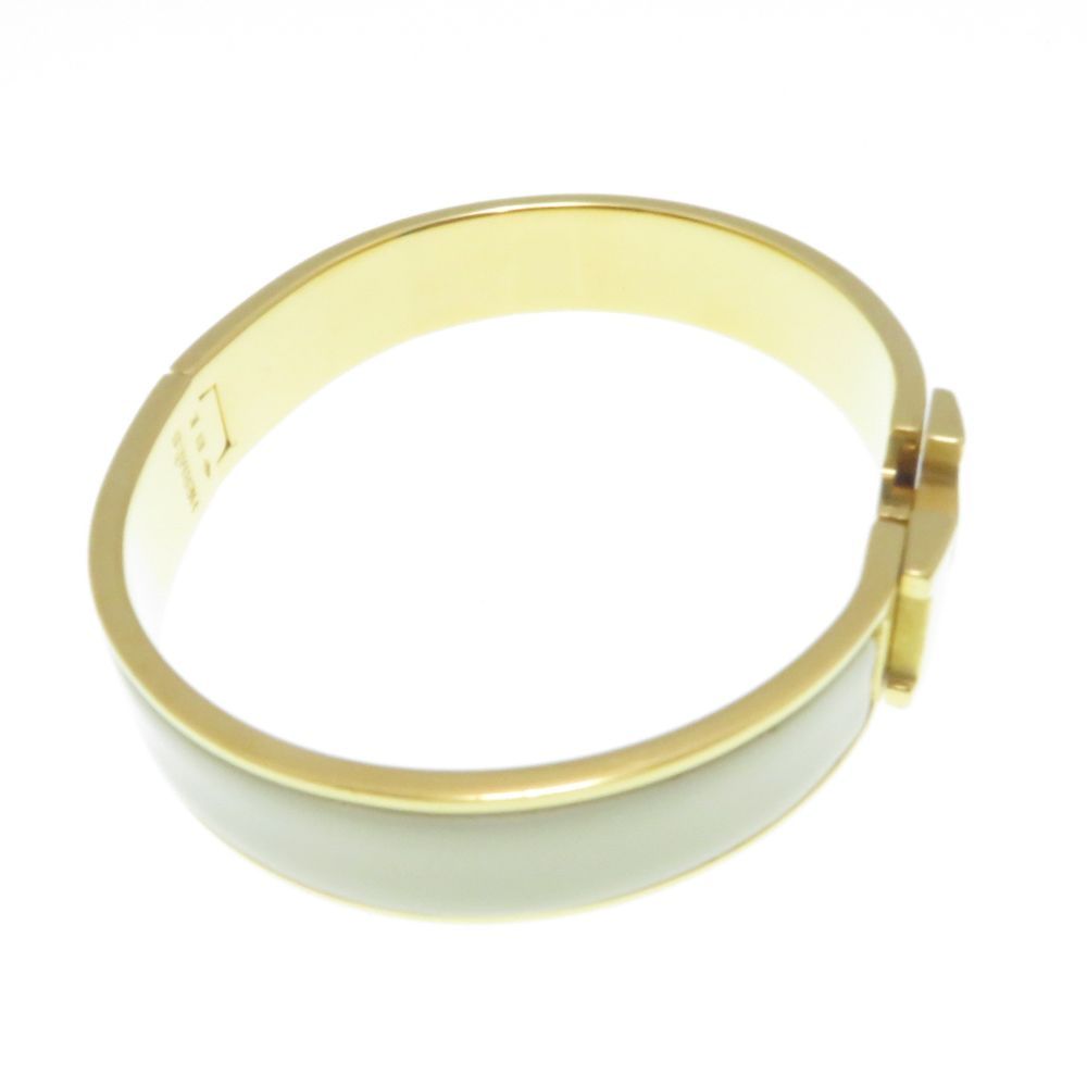 Hermes Clic Clac PM Ivory Bangle Bracelet — view 5