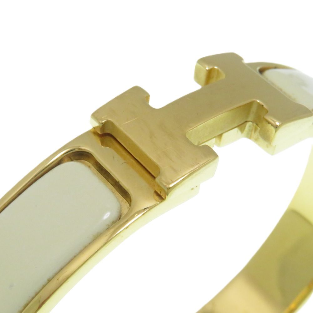 Hermes Clic Clac PM Ivory Bangle Bracelet — view 8