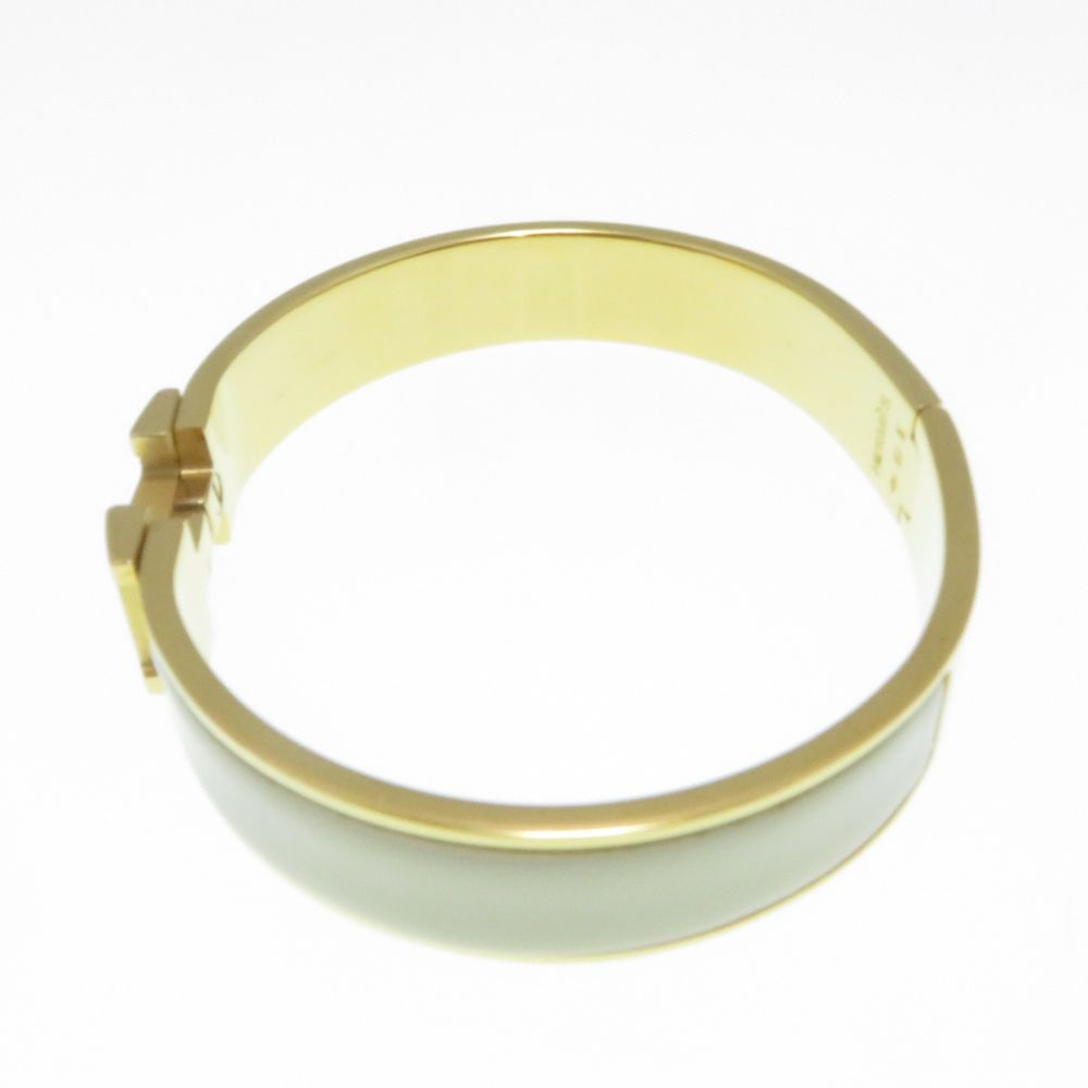 Hermes Clic Clac PM Ivory Bangle Bracelet — view 2