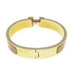 Hermes Clic Clac PM Bangle Beige Nacre Bracelet — view 3