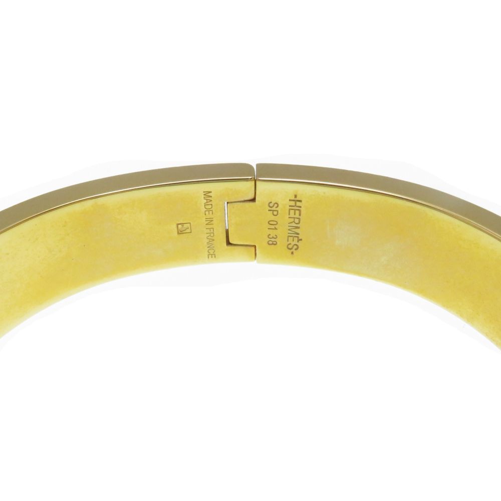 Hermes Clic Clac PM Bangle Beige Nacre Bracelet — view 4