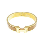 Hermes Clic Clac PM Bangle Beige Nacre Bracelet