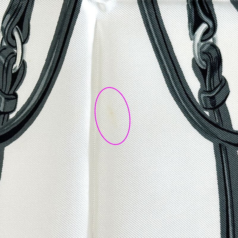 Hermes Scarf Carre 90 Brides de Gala Ceremonial Bridle Silk Pink Harness — view 6