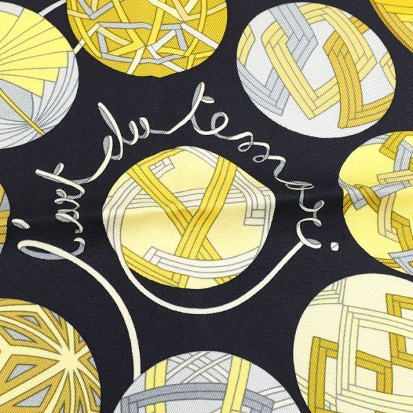 Hermes Carre 90 L'art du Temari Scarf — view 3