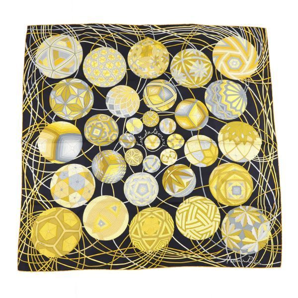 Hermes Carre 90 L'art du Temari Scarf