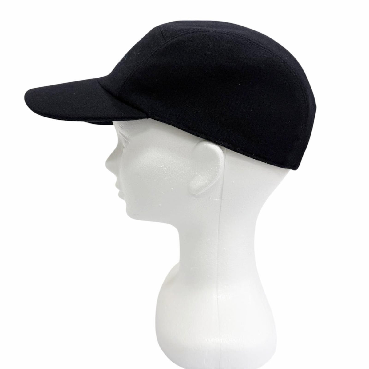 Hermes Cashmere 100% Nevada Cheval Au Trait Cap Navy 61 Hat — view 2