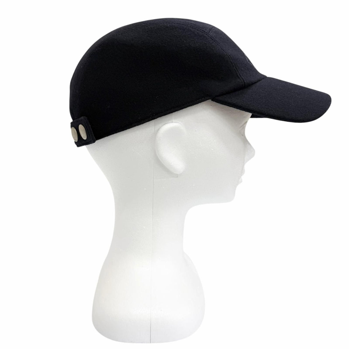 Hermes Cashmere 100% Nevada Cheval Au Trait Cap Navy 61 Hat — view 4