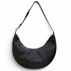 Fendi Leather Melon Large FF Metal Crossbody Hobo Shoulder Bag Black — view 4