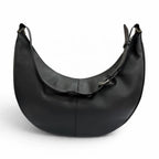Fendi Leather Melon Large FF Metal Crossbody Hobo Shoulder Bag Black — view 5