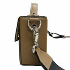 Fendi FF Canvas Leather Zucca Pattern Soft Trunk 2-Way Baguette Bag Brown — view 4