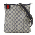 Gucci Shoulder Bag GG Plus Navy Beige