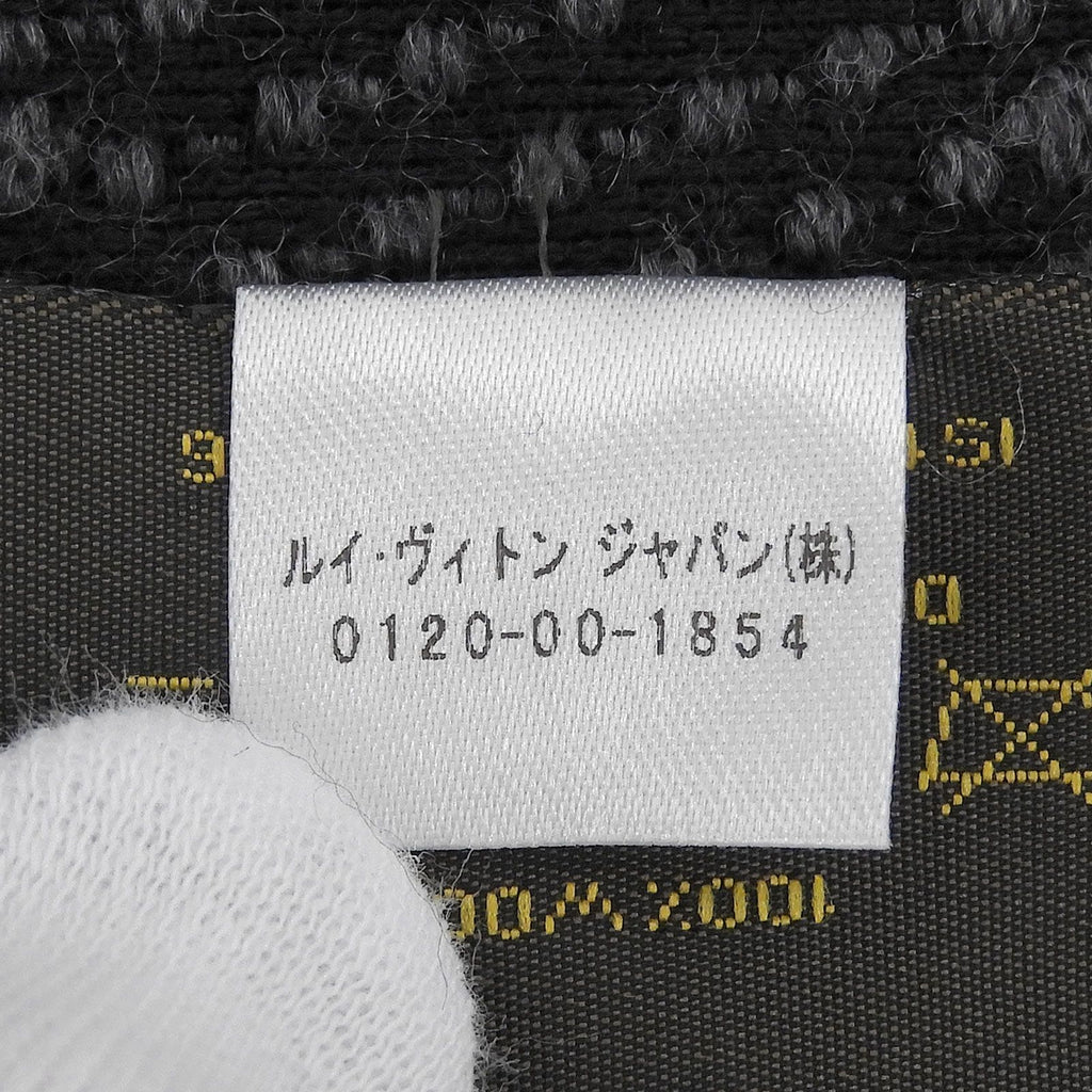 Louis Vuitton Echarpe Monogram Classic Wool 100% Fringe Scarf — view 8