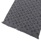Louis Vuitton Echarpe Monogram Classic Wool 100% Fringe Scarf — view 6