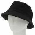 Hermes Wool Cashmere Blend Pull Side Zip Bucket Hat Black 56