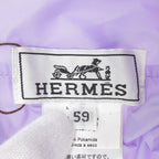 Hermes Red Nylon Bucket Hat Purple 59 — view 5