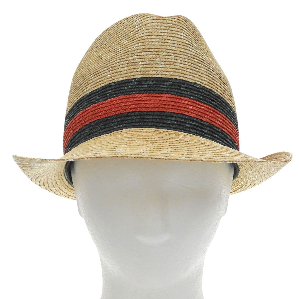 Gucci Sherry Line Web Straw Hat Natural — view 3
