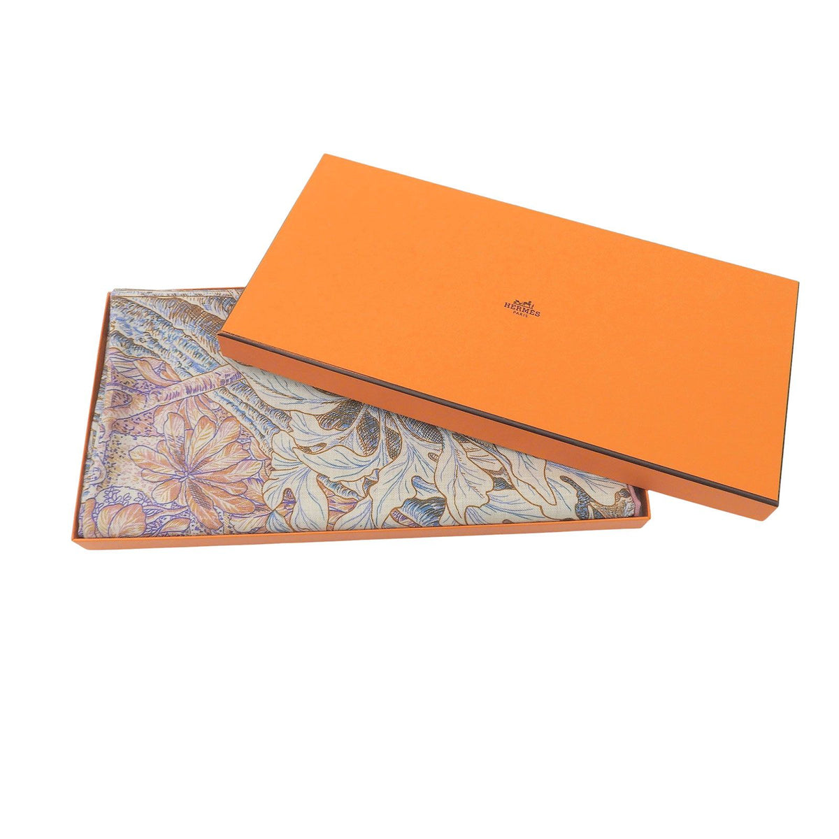 Hermes Carre Geant 140 Palermo Botanical Garden Cashmere Silk Scarf Multi French — view 2