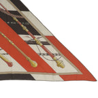 Hermes Triangle Clic Clac Cashmere Silk Scarf Multi — view 5
