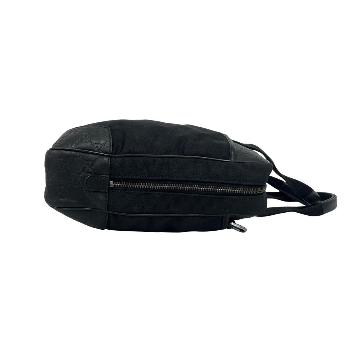 Gucci Guccissima Logo Nylon Leather 2-Way Business Shoulder Bag Black — view 6