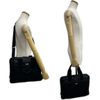 Gucci Guccissima Logo Nylon Leather 2-Way Business Shoulder Bag Black — view 2
