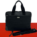 Gucci Guccissima Logo Nylon Leather 2-Way Business Shoulder Bag Black