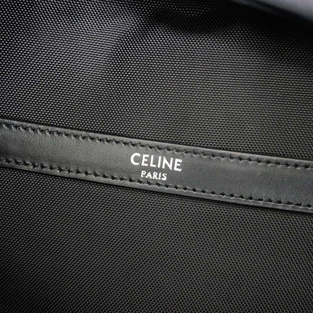 Celine Medium Trekking Backpack Black Nylon — view 6