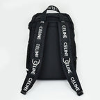 Celine Medium Trekking Backpack Black Nylon — view 8