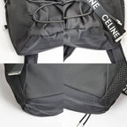 Celine Medium Trekking Backpack Black Nylon — view 4