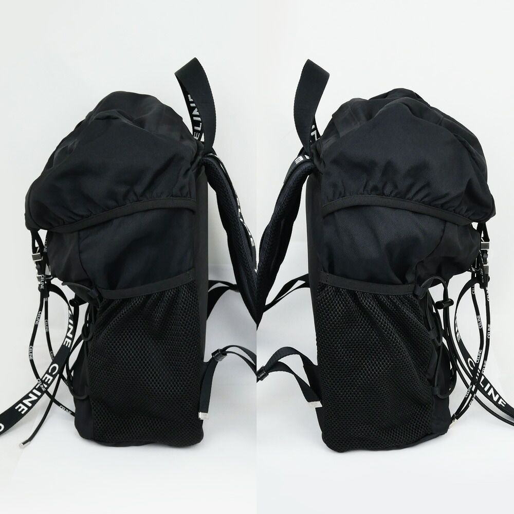 Celine Medium Trekking Backpack Black Nylon — view 2