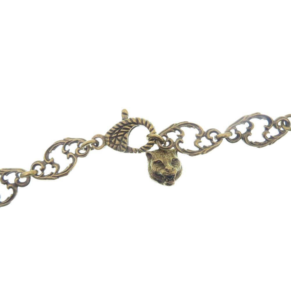 Gucci Double G Necklace Multicolor Stone — view 7