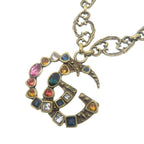 Gucci Double G Necklace Multicolor Stone — view 3