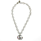Gucci Double G Necklace Multicolor Stone — view 2