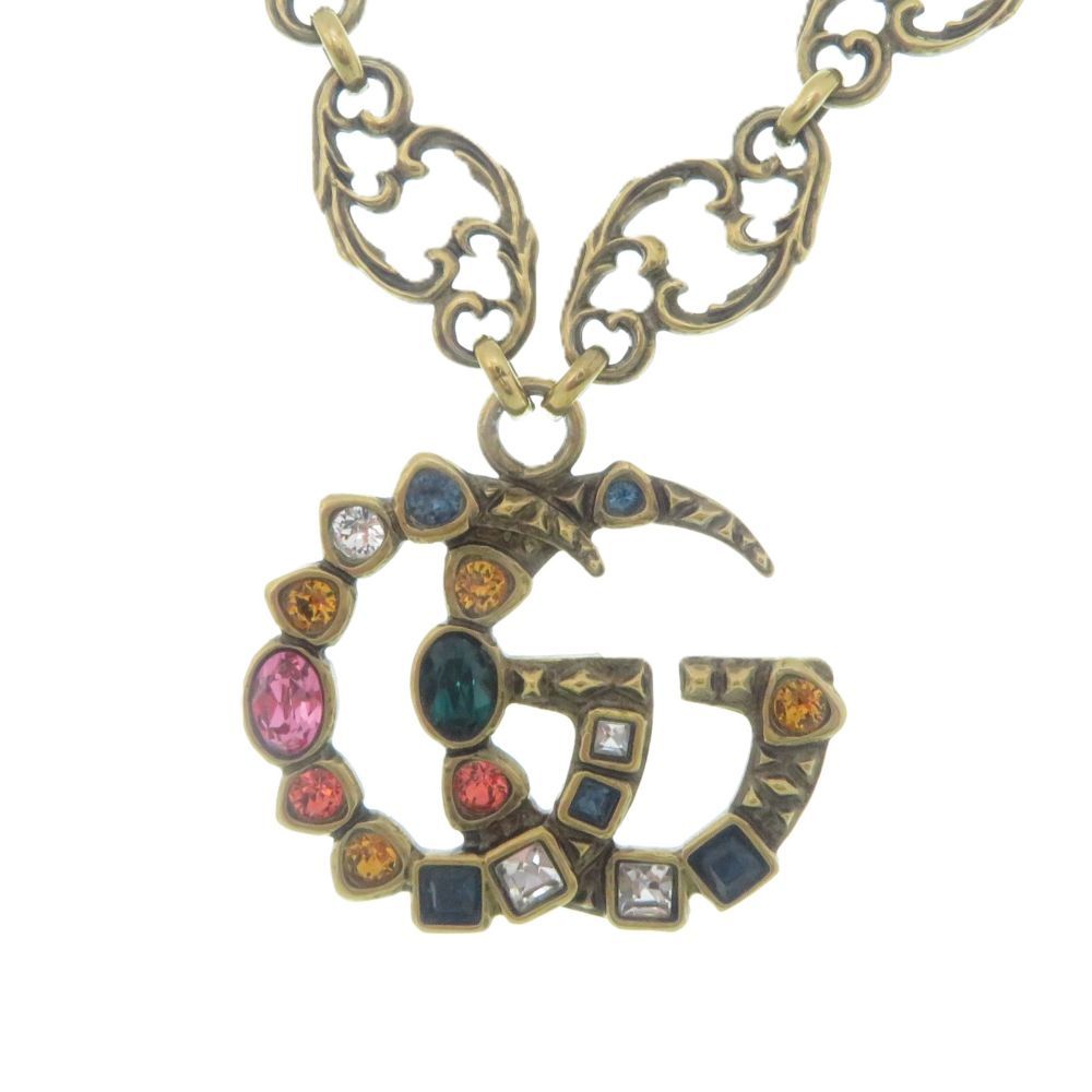 Gucci Double G Necklace Multicolor Stone