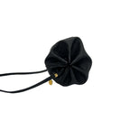 Gucci Vintage Micro GG Logo Leather Shoulder Bag Pochette Black — view 5