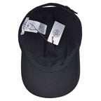 Hermes Hat Miles Cap Sellier Buttons H Logo 59 Cotton Black — view 7