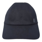 Hermes Hat Miles Cap Sellier Buttons H Logo 59 Cotton Black — view 2