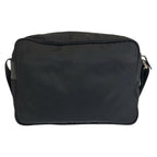 Prada Tessuto Black Silver Nylon Camera Bag Pochette — view 2