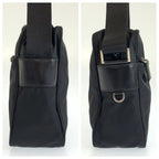 Prada Tessuto Black Silver Nylon Camera Bag Pochette — view 7