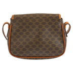 Celine Vintage Macadam Brown Leather Shoulder Bag Pochette — view 2