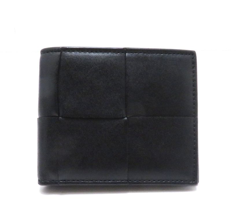 Bottega Veneta Cassette Bifold Wallet Leather Black