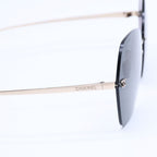 Chanel Rimless Sunglasses Eyewear CC Logo Black Gold — view 8