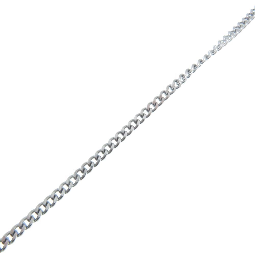 Louis Vuitton Pendant Monogram Low Necklace Stainless Steel Silver — view 4