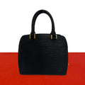Louis Vuitton Pont Neuf Epi Leather Mini Boston Bag Black Noir