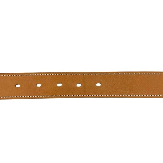 Hermes Belt Etriviere 1 Waist Bridle Leather Beige Long — view 8
