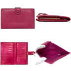 Chanel Wallet Bifold Gamaguchi CC Logo Caviar Leather Pink Vintage — view 2