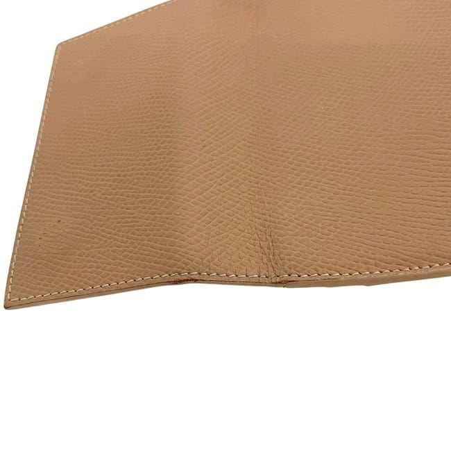 Celine Trifold Wallet Leather Beige — view 7