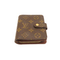 Louis Vuitton Compact Zip Monogram Wallet Canvas Brown