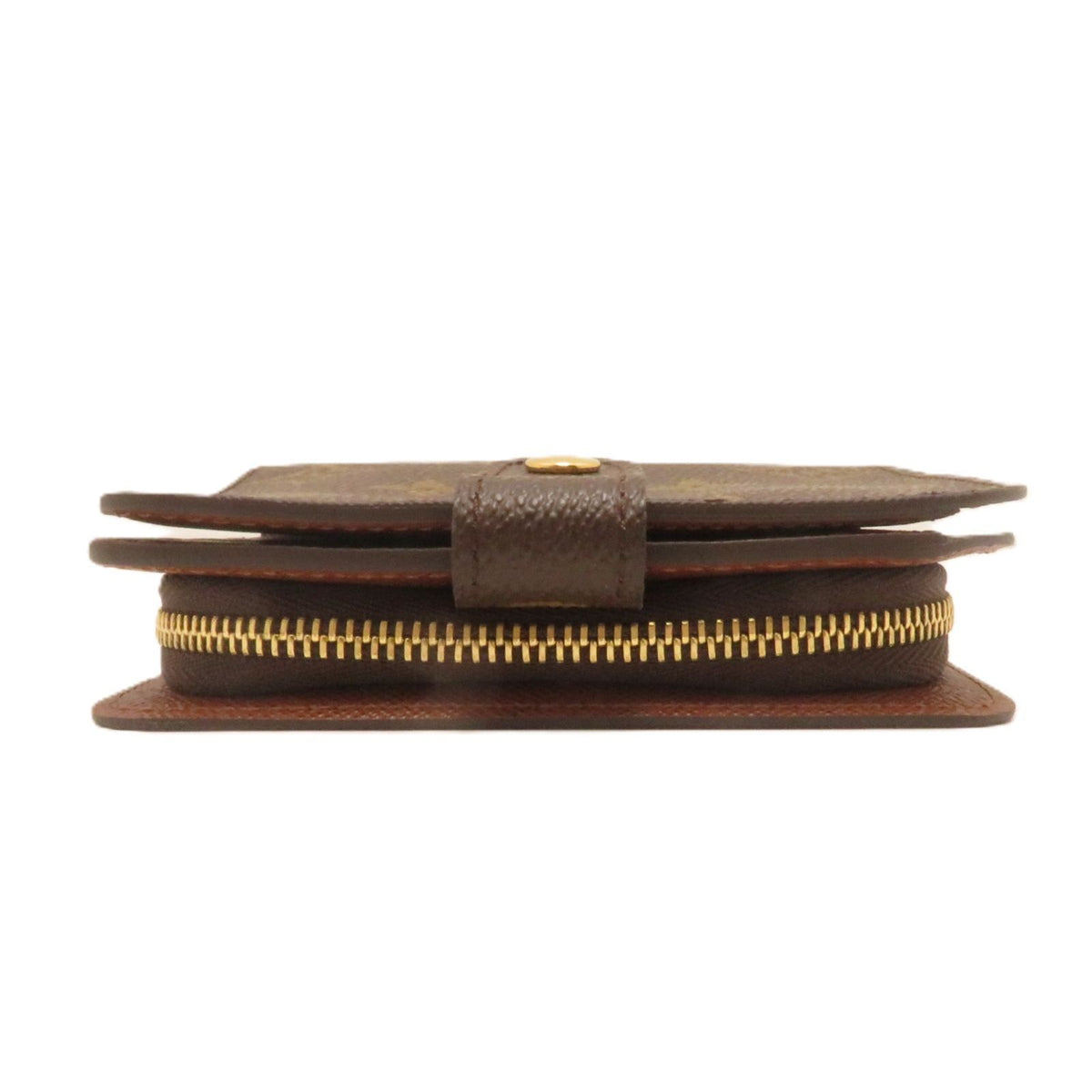 Louis Vuitton Compact Zip Monogram Wallet Canvas Brown — view 5