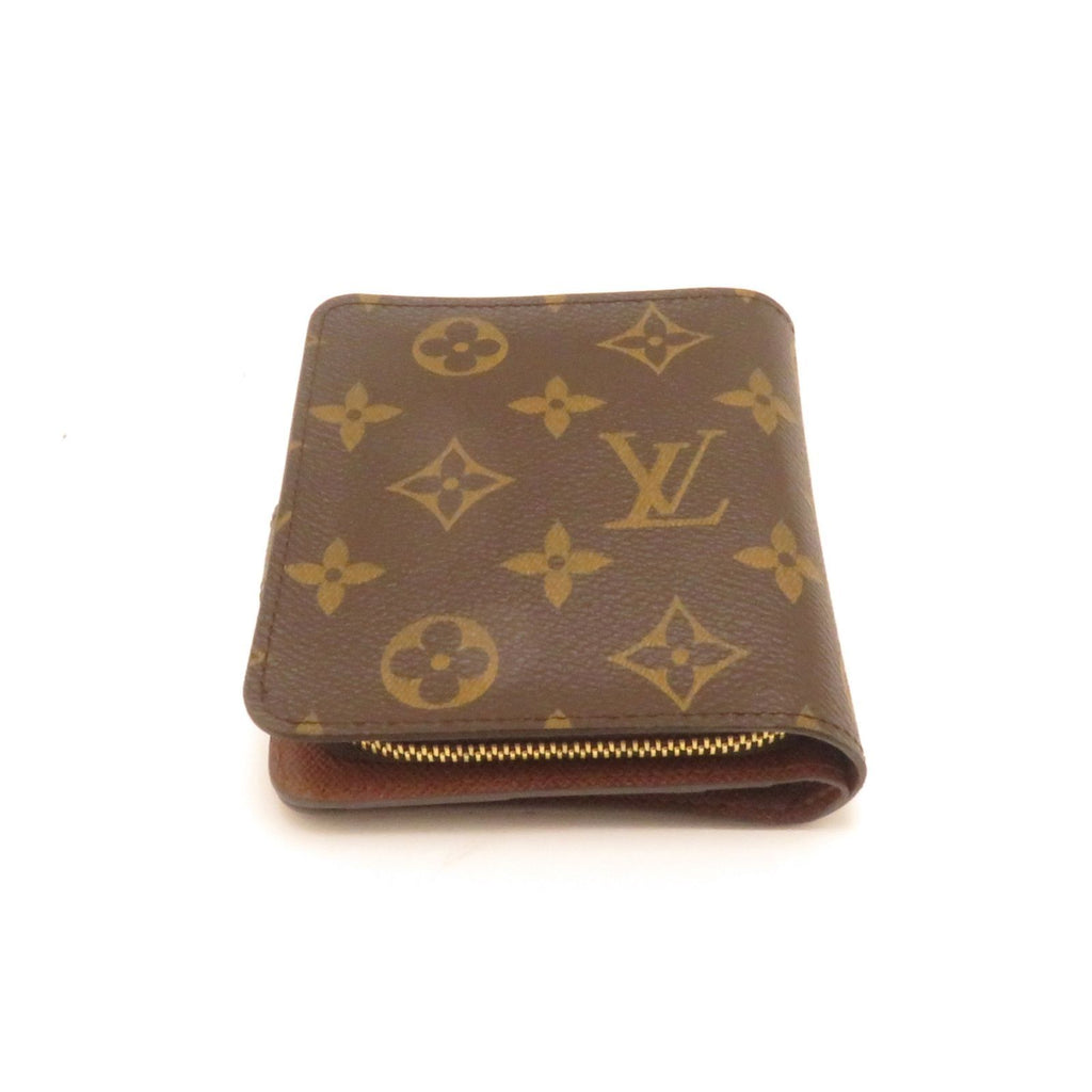 Louis Vuitton Compact Zip Monogram Wallet Canvas Brown — view 2
